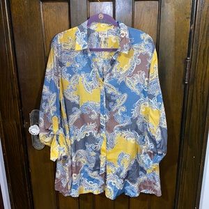 Como Vintage Paisley Dress Women’s 1x